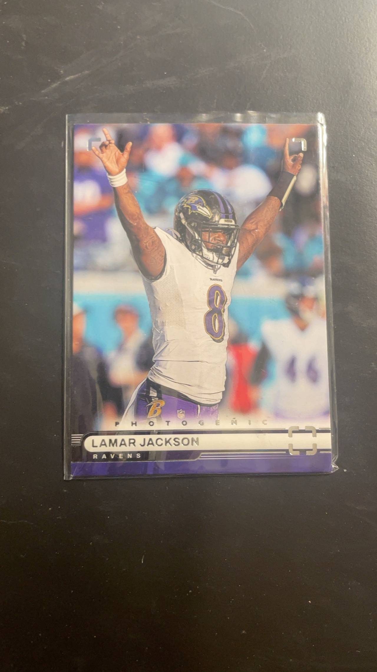 Panini Chronicles Photogenic Lamar Jackson 2022 Teal