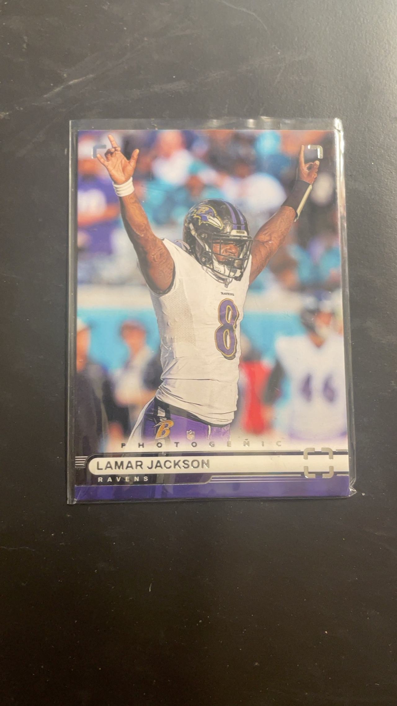 Panini Chronicles Photogenic Lamar Jackson 2022 Teal