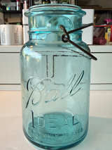 Ball Ideal Aqua Blue Mason Jar - Image 1