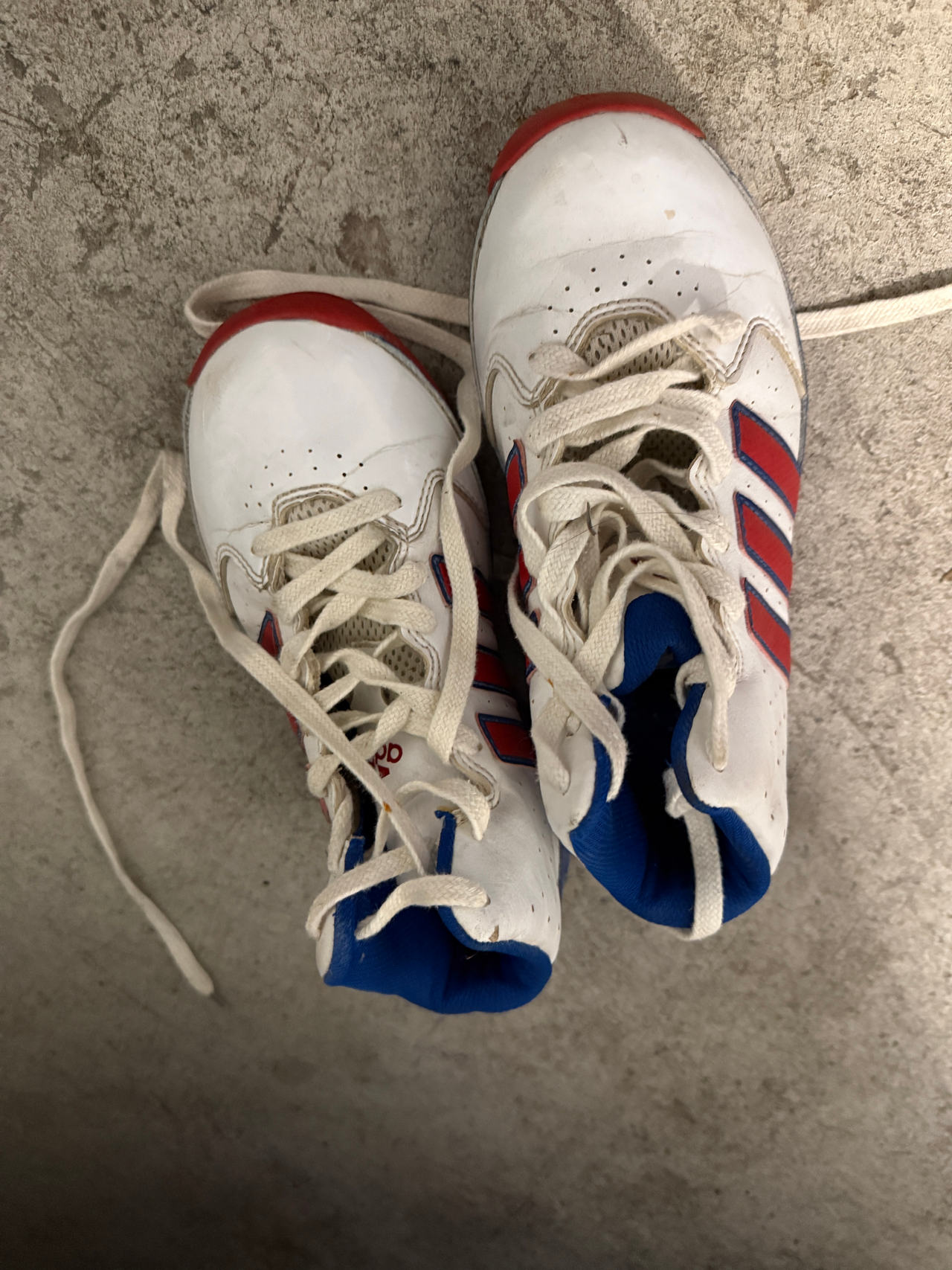 Adidas high-top sneakers