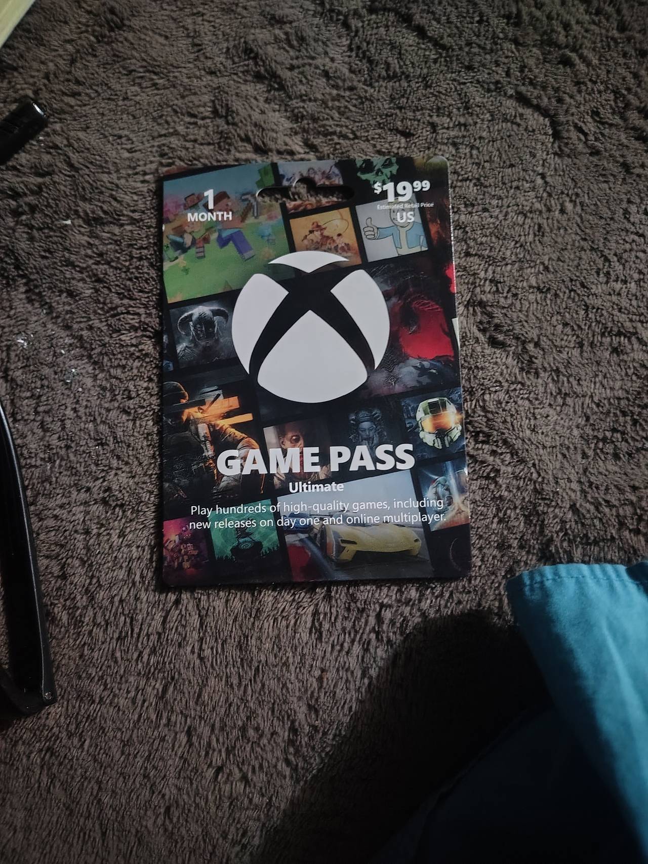 Xbox Game Pass Ultimate 1 Month Subscription Card