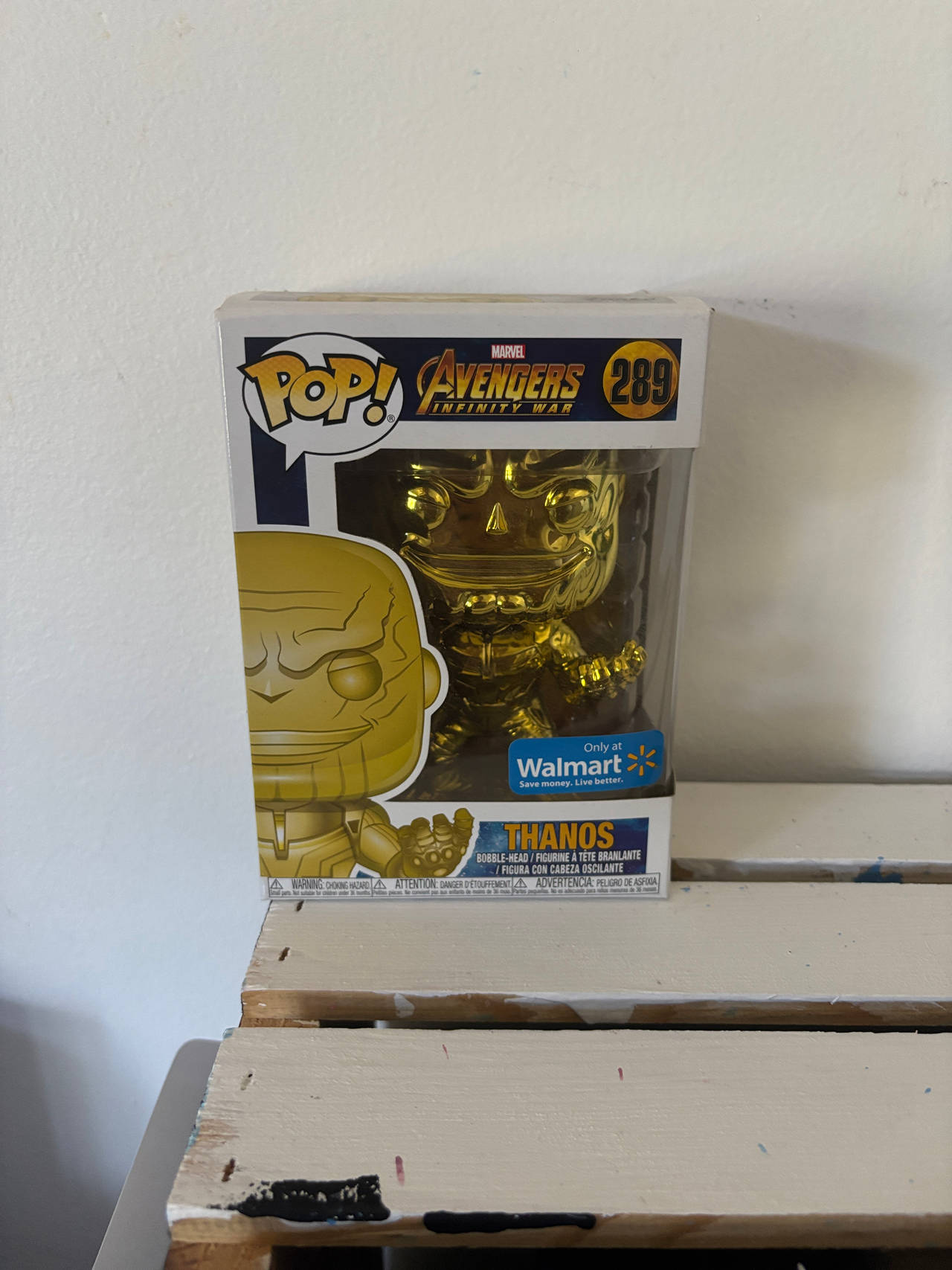 Funko Pop! Marvel Avengers Infinity War Thanos (Gold Chrome) #289