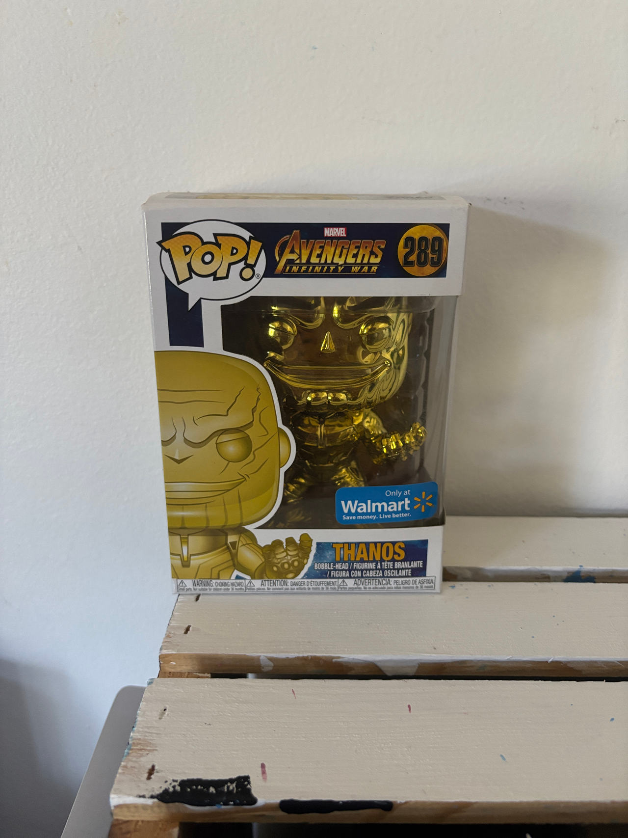 Funko Pop! Marvel Avengers Infinity War Thanos (Gold Chrome) #289