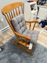 Wooden Rocking Chair - Image 3