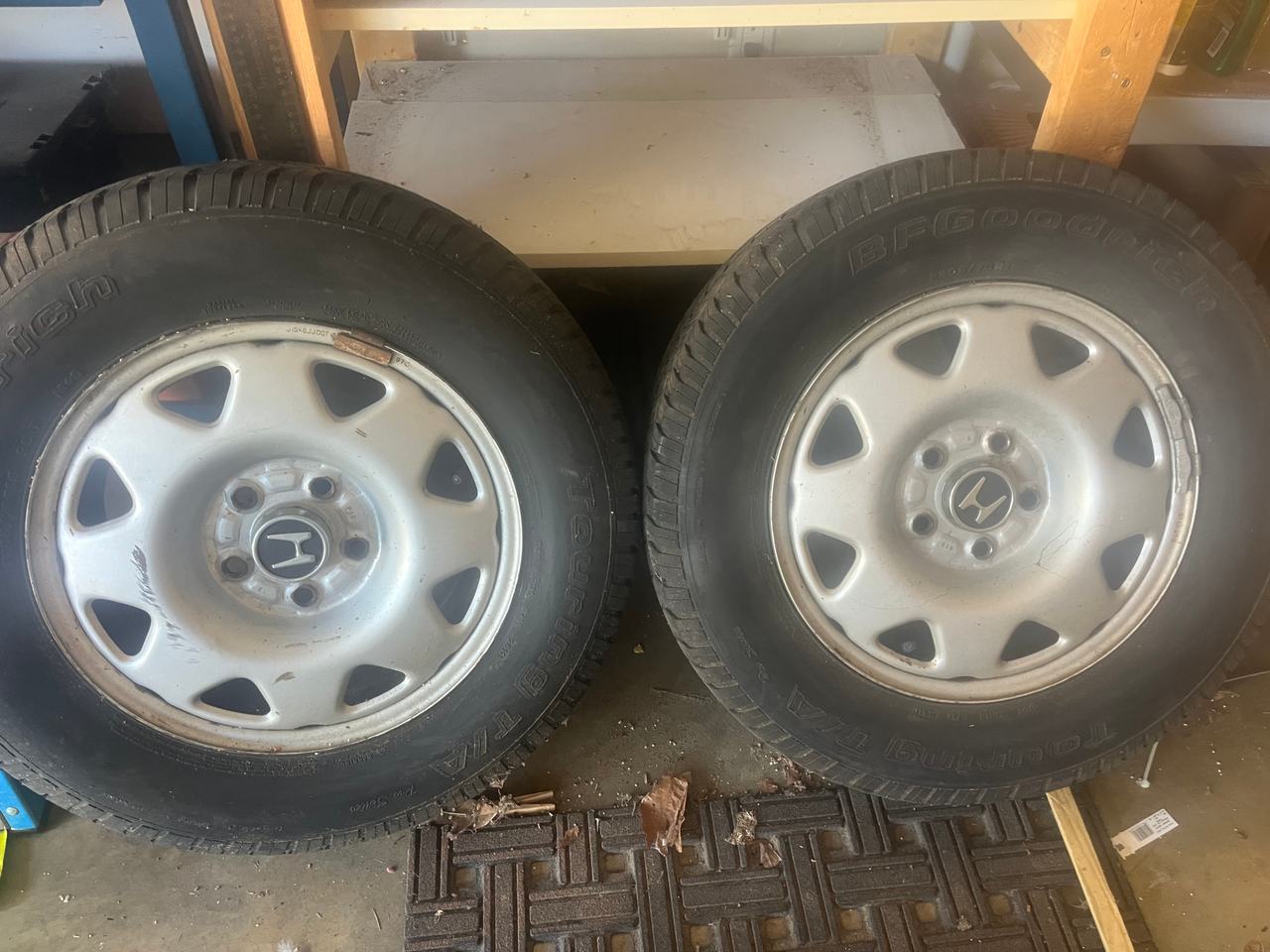 Honda 15" Steel Wheels with BFGoodrich Tires