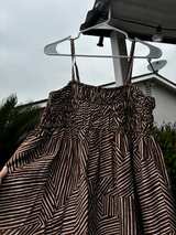 (LIKE NEW) A New Day Geometric Striped Smocked Maxi Dress - Image 2