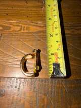 Christian Dior Vintage Gold Tone Clip-On Hoop Earrings - Image 5