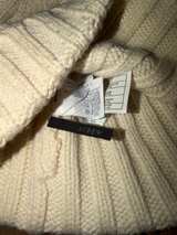 J. Crew Cream Pom Pom Beanie Hat  - Image 4