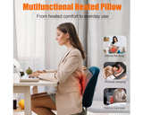 Heated Pillow for Lumbar Support, Heating Lumbar Support Pillow for Office Chair - Image 3