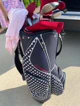 Women’s Callaway Golf  Clubs and Keri
 Golf Polka Dot Cart Bag - Image 8