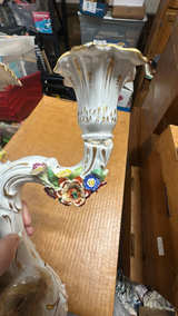 Schierholz Antique German Porcelain Candelabra - Image 2