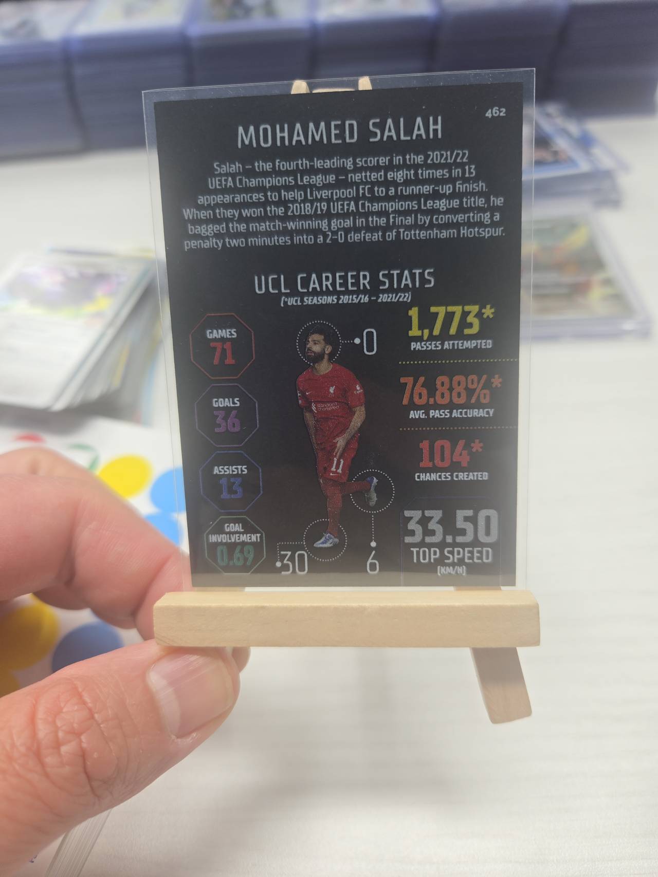 2022-23 Topps Match Attax Mohamed Salah Black Edge Edition #BE 1