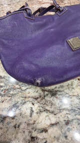 Dooney & Bourke Purple Tote Bag - Image 6