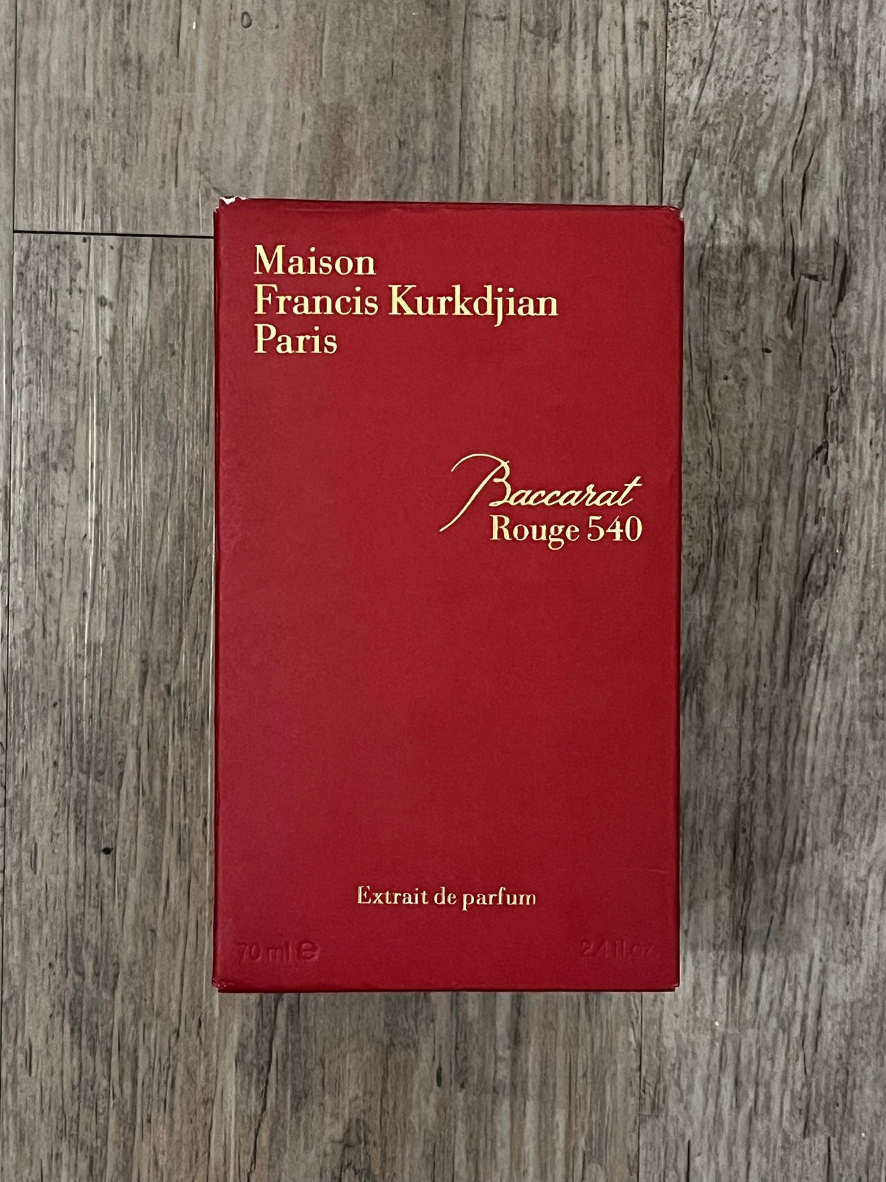 Maison Francis Kurkdjian Baccarat Rouge 540 Extrait de parfum 70ml