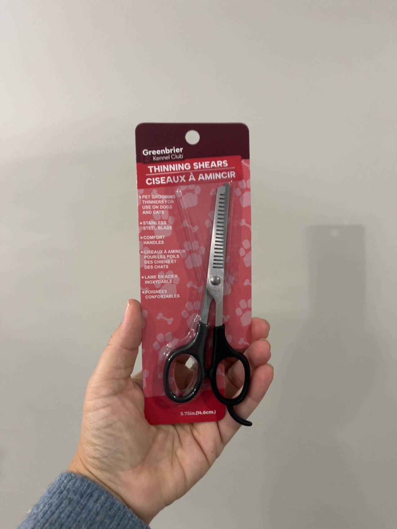 Greenbrier Kennel Club Thinning Shears 6.5" Black