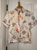 Anthropology Shirt with tag Size Medium Martini Drink Cocktail Bar Tender Button - Image 7