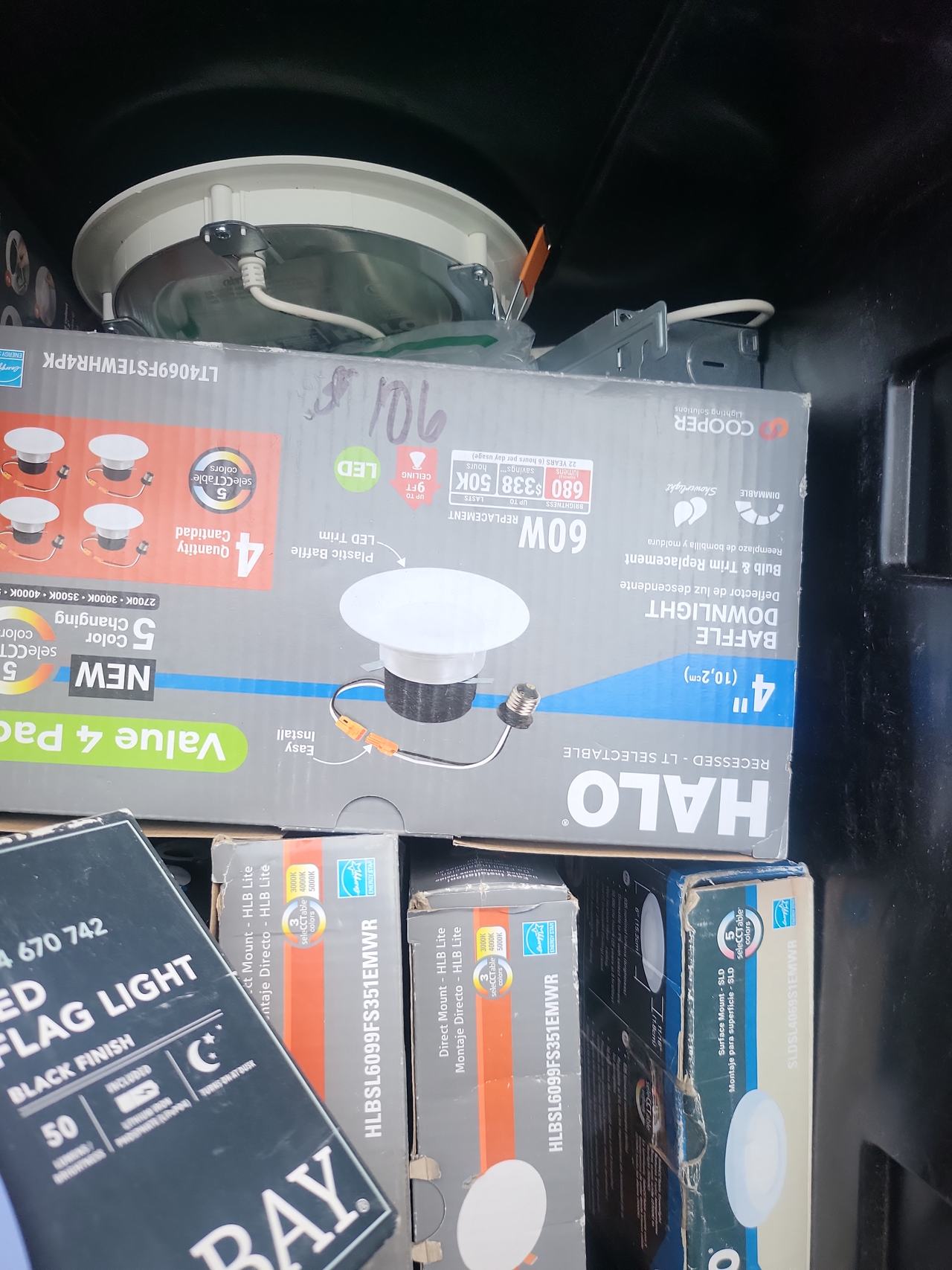 Halo HLB Slim LED Recessed Lighting Lot
