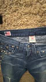 True Religion Joey Studded Flare Jeans - Image 2