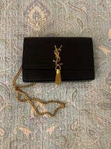Black Gold Chain Crossbody Bag  - Image 1