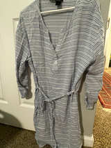 Ann Taylor Women's Striped Shirt Dress - Image 1