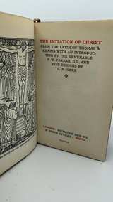 The Imitation of Christ by Thomas à Kempis Antique Leather Bound Book - Image 4