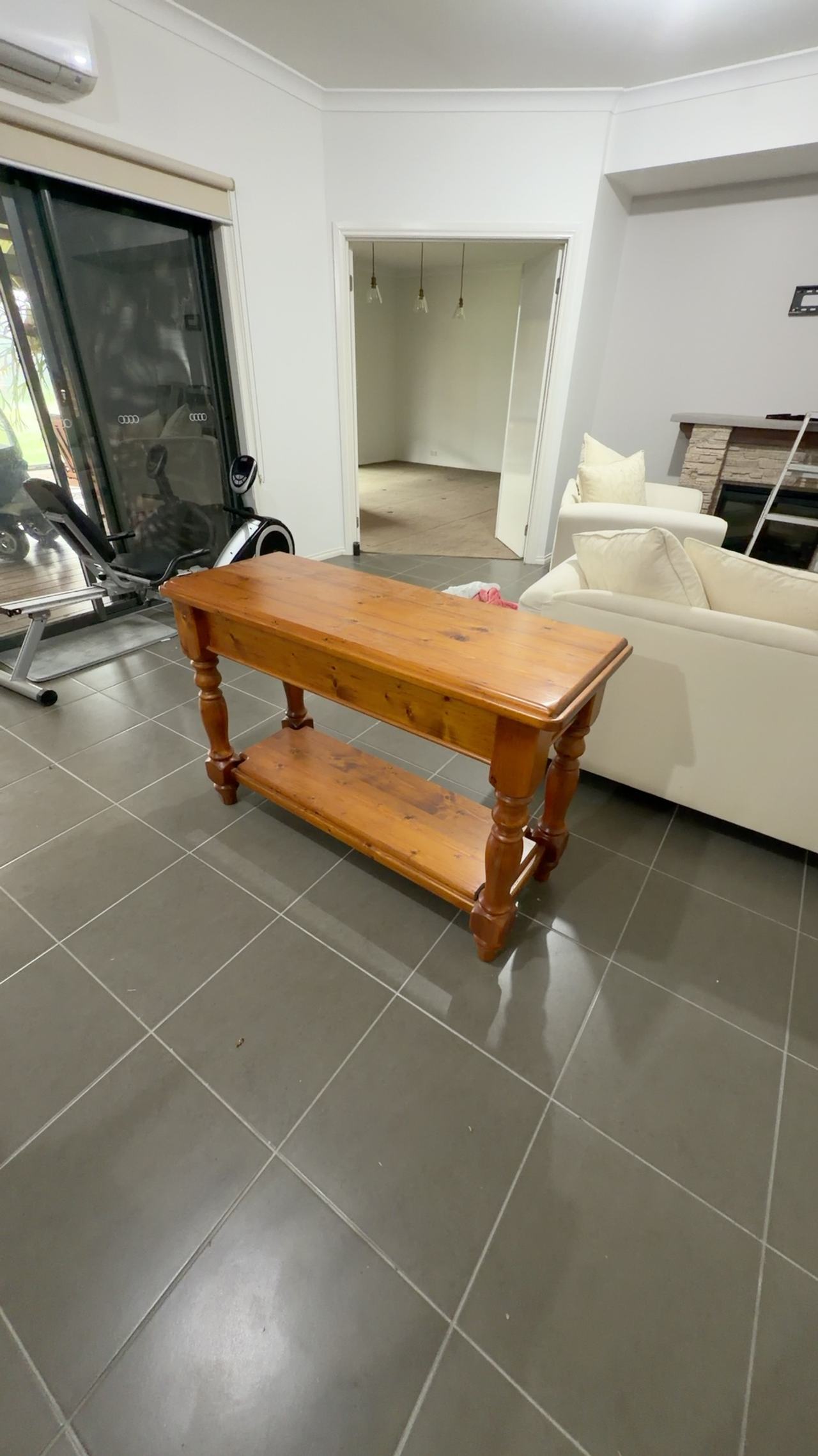 Solid Timber Hall Table