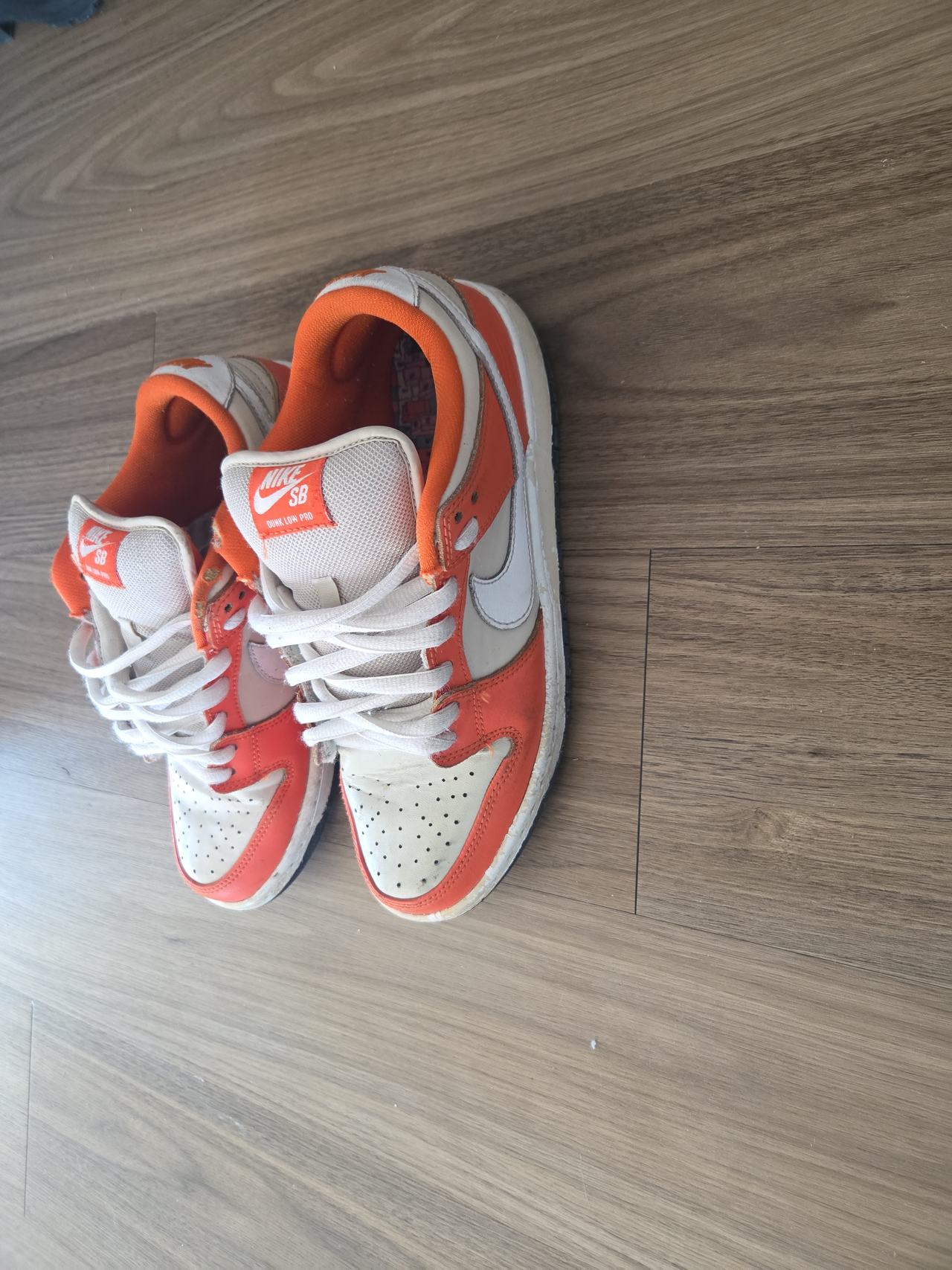 Nike SB Dunk Low Pro ISO Orange Label White Orange