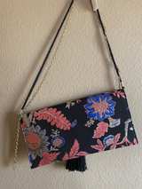 Nina New York Embroidered Floral Tassel Clutch - Image 5