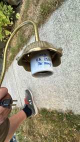 Vintage Brass Gooseneck Desk Lamp manufactured by the Tai Ming company - Image 6