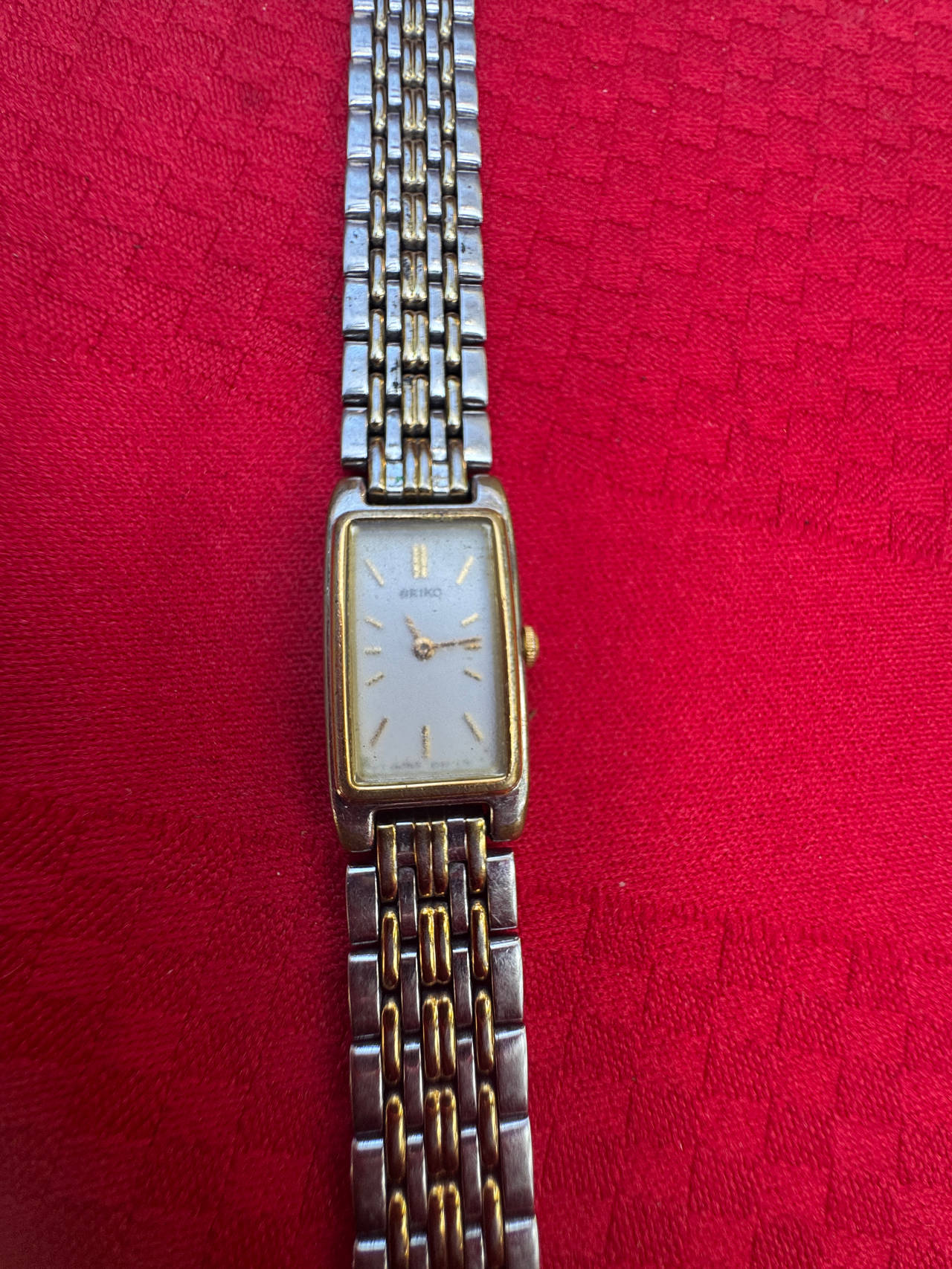 Seiko Women's Two-Tone Rectangular Watch