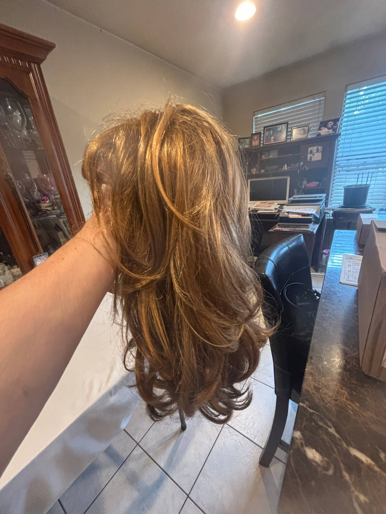 Synthetic Blonde Wig