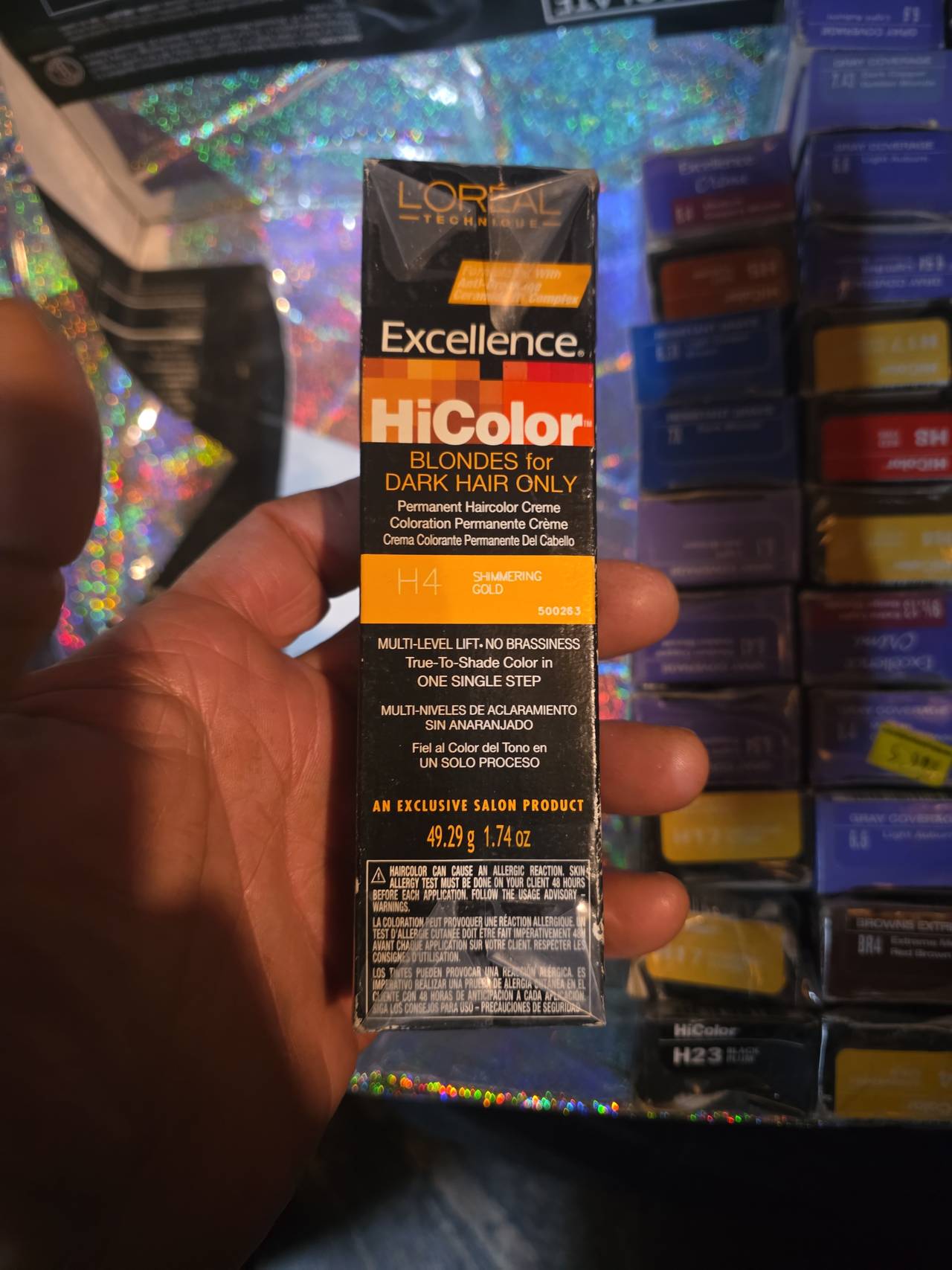 L'Oreal Excellence HiColor Blondes for Dark Hair Only - H4 Shimmering Gold