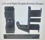 J Hooks 2x2 Power rack, rubber pad J-Hook for squat rack. Heavy duty. - Image 2