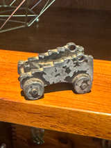 R. & Co. Antique Cast Iron Toy Cannon Carriage - Image 1