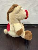 Oshkosh Plush Baby Rattle Pony Horse Tan Brown - Image 3