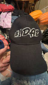 CORIRESHA Dad Embroidered Baseball Cap Black - Image 3