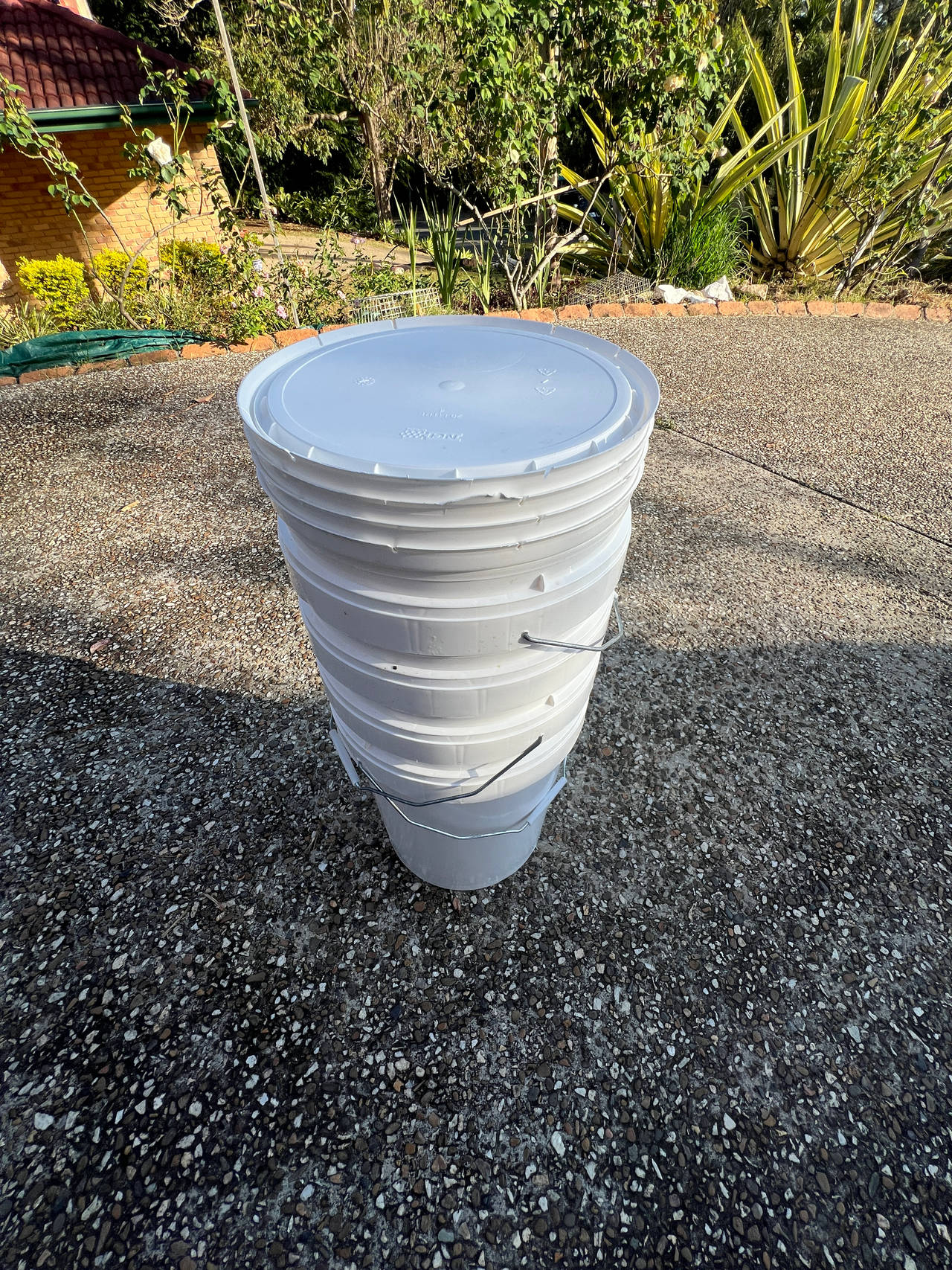Plastic Buckets with Lids