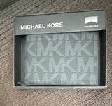 New Michael Kors Men's Signature Slim Billfold Wallet, authentic. - Image 1