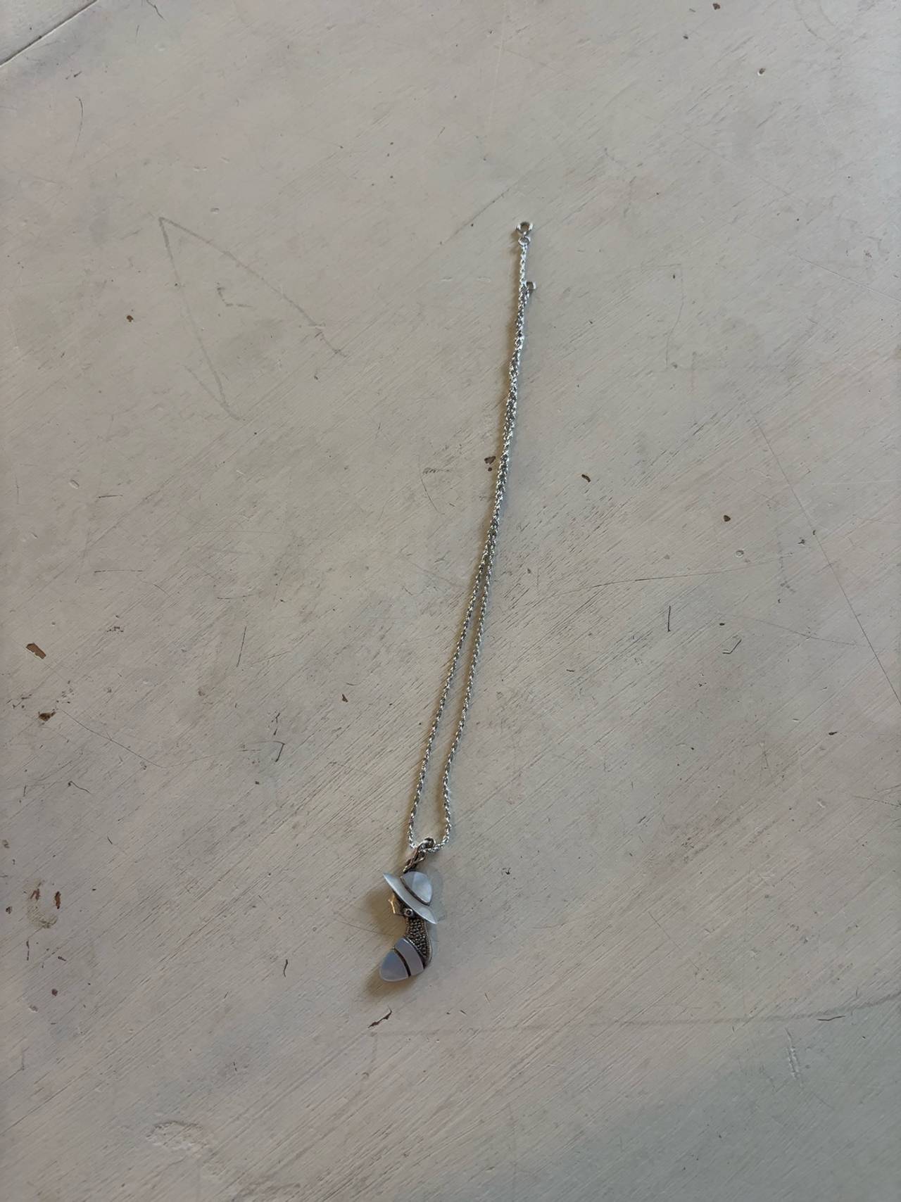 Swarovski Angel Wing Necklace Silver