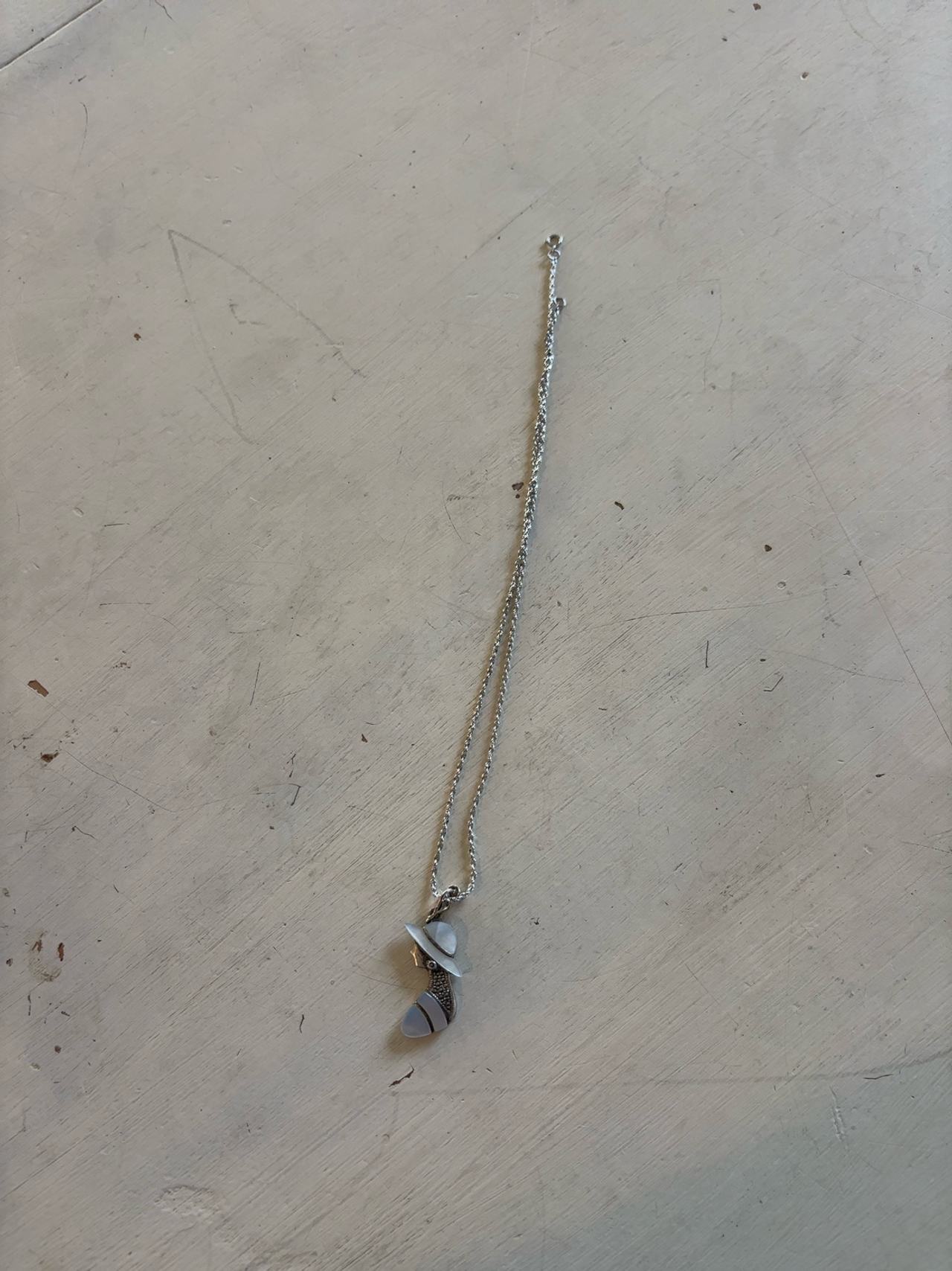 Swarovski Angel Wing Necklace Silver