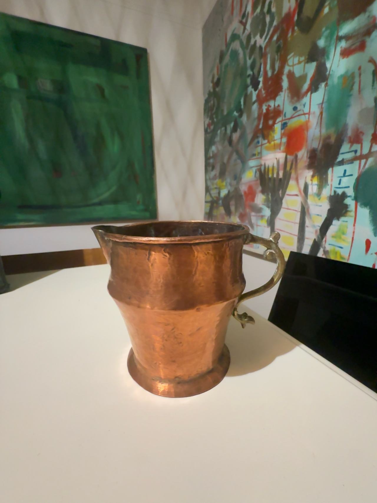 Vintage Hammered Copper Pitcher