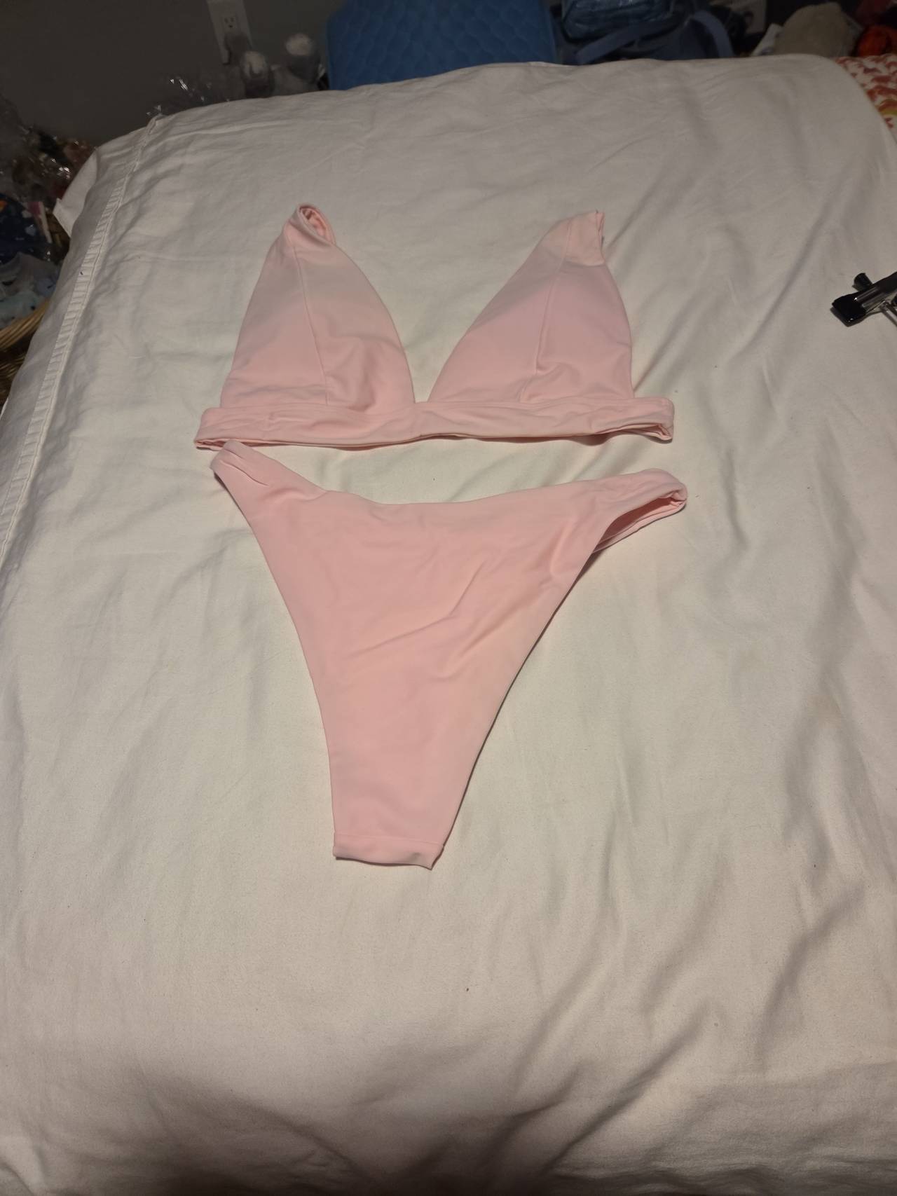 Light Pink High Cut Bikini Set SIZE  M