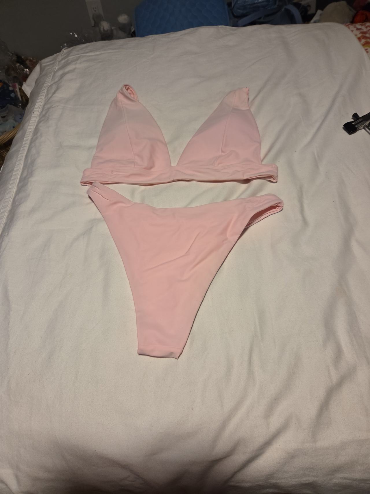 Light Pink High Cut Bikini Set SIZE  M
