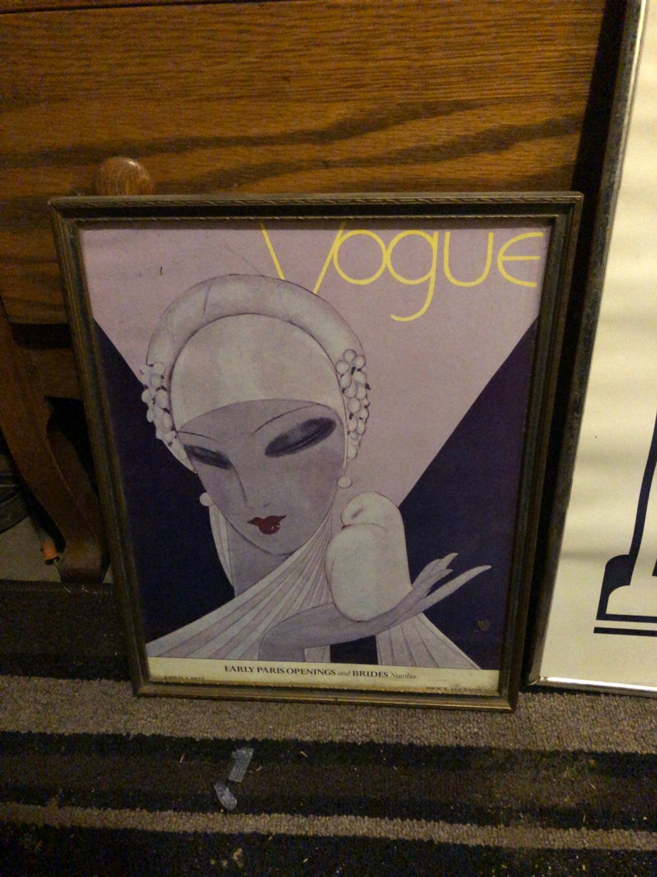 Vogue Magazine Cover Art Print April 1927