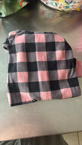 Carter's Baby Girls Pink Buffalo Plaid Fleece Jumpsuit - Image 6