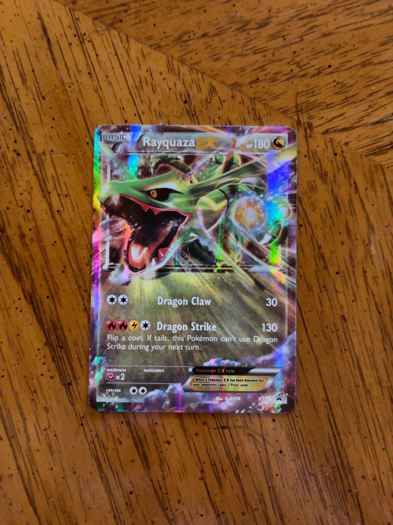 Pokemon Rayquaza EX XY73 Black Star Promo Card