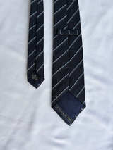 Ermenegildo Zegna Silk Striped Tie - Image 1