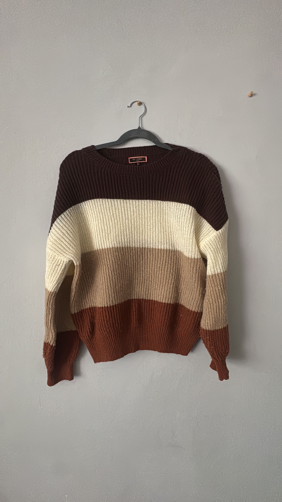 Color Block Knit Sweater
