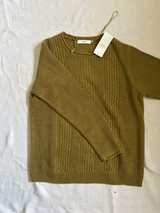 Marks and Spencer Wool-Blend Sweater Olive Green - Image 6