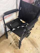 VMS 19" Transport Wheel Chair - 300lb Capacity - Image 1